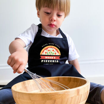 Personalised Daddy And Me Pizza Apron Set, 2 of 7