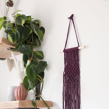 Macramé Heart Wall Hanging, 6 of 11