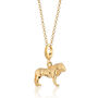 Lion Charm Necklace, Sterling Silver Or Gold Plated, thumbnail 3 of 10