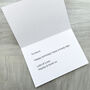 Large Print Personalised Love Heart Birthday Card, thumbnail 3 of 5