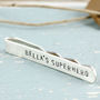 Personalised Tie Clip. Coordinates Tie Bar, thumbnail 7 of 7
