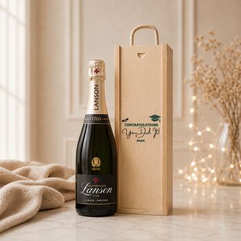 Personalised Graduation Champagne Or Prosecco Gift Set, 3 of 10