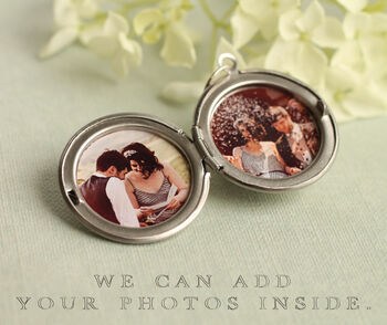 Silver Flower Locket Necklace, 3 of 11