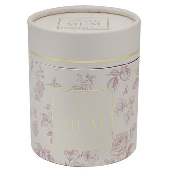 ‘With Love To A Fabulous Mum’ Luxury Scented Candle In Matching Gift Box, 6 of 6