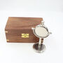 Personalised 6th Anniversary Silver Colour Desk Clock, thumbnail 11 of 12