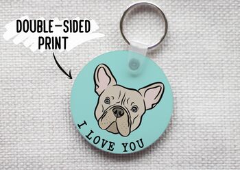 French Bulldog Keyring, 4 of 6