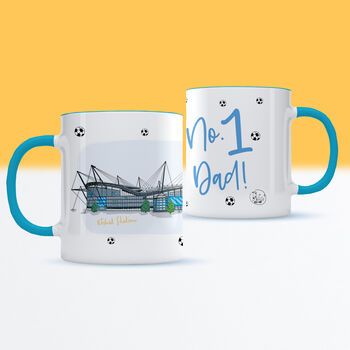 Manchester City Dad Football Mug, Father's Day, 4 of 5