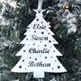 Christmas Tree Family Tree Christmas Decoration, thumbnail 2 of 6