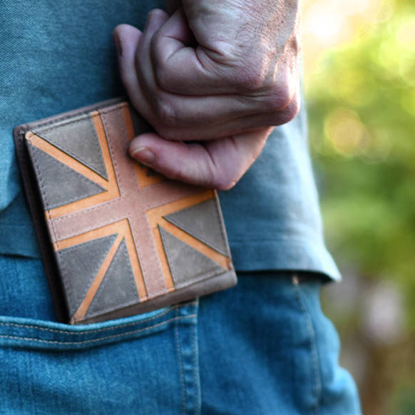 Union Jack Leather Wallet, 1 of 5