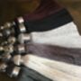 Classic Silky Black And Greys Tassels, thumbnail 7 of 7