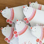 Mini Christmas Bear Cards Six Pack, thumbnail 4 of 4