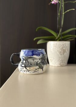Handmade Ceramic Porcelain Mug, 2 of 4
