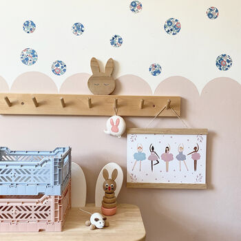 Liberty Fabric Bubble/Circle Wall Stickers, 4 of 7