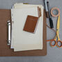 A5 Leather Ring Binder Two Lines Of Personalisation, thumbnail 2 of 3