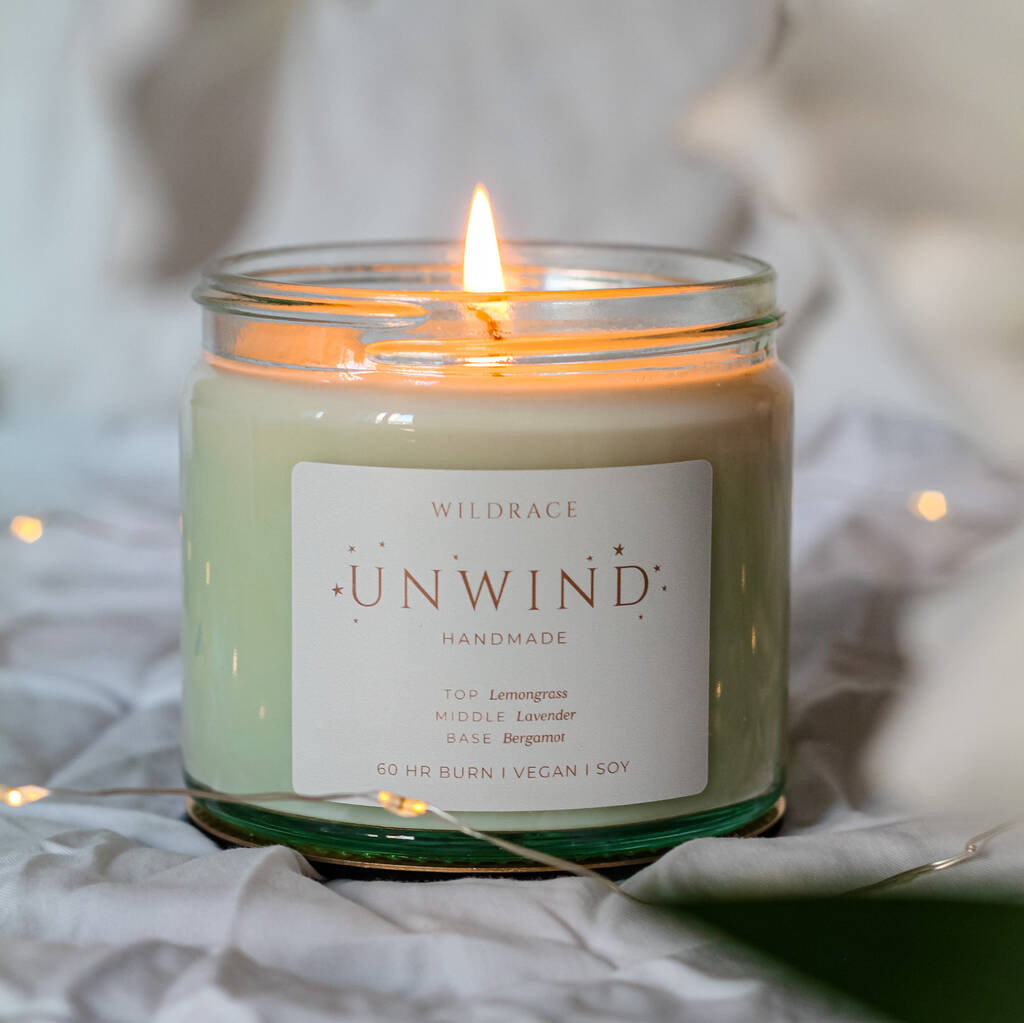 Unwind Sleep Aid Candle By WILDRACE