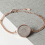1950 75th Birthday Sixpence Coin Chain Bracelet, thumbnail 3 of 5