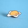 Fried Egg Enamel Pin | Cute Pin Badges, thumbnail 3 of 6