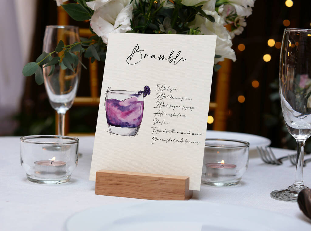 Cocktail Recipe Wedding Table Names, 1 of 3
