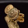 Grooms Grand Gold Royal Cufflinks Vintage Gift, thumbnail 5 of 5