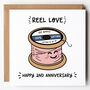 Reel Love 2nd Anniversary Card Cotton, thumbnail 1 of 3