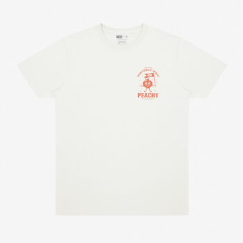 Everything Is Peachy T Shirt In Off White, 2 of 2