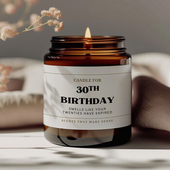 30th Birthday Gift Funny Candle You Are Thirty, 5 of 7