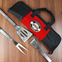 Personalised Stainless Steel BBQ Tools Storage Kit, thumbnail 4 of 9