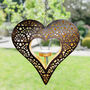 Gold Hanging Heart Candle Holder, thumbnail 1 of 7