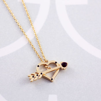 Heart And Arrow Lariat Necklace, 8 of 8