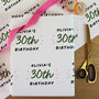 Personalised Name And Age Birthday Wrapping Paper, thumbnail 3 of 4