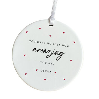 Personalised Valentine’s Day Ornament Keepsake Gift, 3 of 7