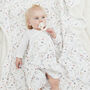 Ditsy Floral Baby Blanket And Comforter Gift Set, Cottage Core Nursery, thumbnail 5 of 10