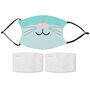 Childs Cute Fabric Face Mask, thumbnail 2 of 4