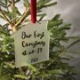 Personalised Acrylic First Home Christmas Decoration, thumbnail 2 of 6
