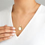 Solid Gold Or Silver Large Round Locket Necklace, thumbnail 2 of 10