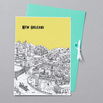 Personalised New Orleans Print, 10 of 10