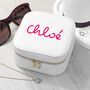 Personalised Summer Style White Jewellery Case, thumbnail 1 of 9