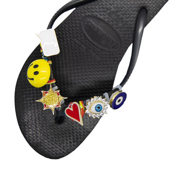Say Cheese Smiley Shoe Charm, 5 of 8