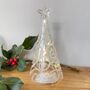 Light Up Glass Christmas Tree With Star, thumbnail 2 of 2