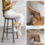 Tall Bar Stools With Backrest For Kitchen, thumbnail 7 of 11