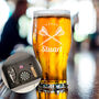 Personalised Darts Pint Glass With Flights Gift Set, thumbnail 1 of 8