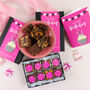 'Happy Birthday Cupcake' Luxury Brownie Gift Box, thumbnail 2 of 3