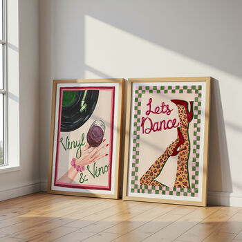 Let’s Dance Retro Music Art Print, 9 of 11