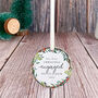 Personalised Our First Christmas Engaged Ornament Gift, thumbnail 5 of 7
