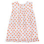 Girls Fox Print Cotton Nightie Sleeveless, thumbnail 4 of 6