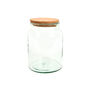 Small Half Open Glass Terrarium Bottle – Plant Display, thumbnail 2 of 3