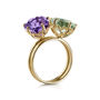 Yellow Gold And 9mm Amethyst Ring, thumbnail 3 of 3