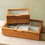 Personalised Glass Top Wooden Jewellery Box, thumbnail 12 of 12