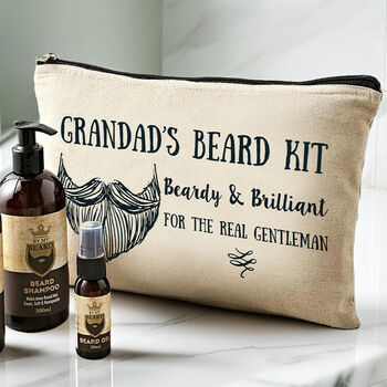 Personalised Beardy And Brilliant Beard Kit, 6 of 6