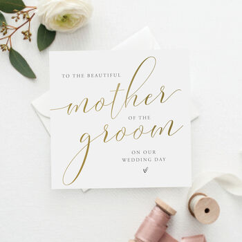Mother Of The Bride Wedding Card, 2 of 5